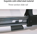 Pull Out Clothes Hanger Rail for Closet, Adjustable Heavy Duty Steel Clothes Storage Hanger Rack Bar for Pants Coats (392mm/1