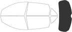 Rvinyl Window Tint Kit Compatible with Acura RDX 2019-2025 - Rear Windshield Precut Kit - 20%