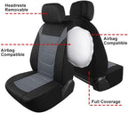 3D Air Mesh Car Seat Cover Full Sets Washable and Breathable Premium Cloth Automotive Vehicle Seat Covers for Cars Interior, 