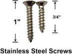 QCAA Solid Brass Extra Heavy Closet Pole Socket Set, 1-1/2 inch, with Stainless Screws, White, 1 Pair, Made in Taiwan