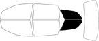Rvinyl Window Tint Kit Compatible with Dodge Journey 2009-2020 - Cargo Precut Kit - 5%