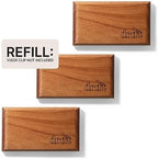 Drift Car Air Freshener - The Original Wood Air Freshener - Car Odor Eliminator - Long Lasting Scent - Metal Clip - Essential