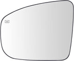TRQ Driver Side Heated Mirror Glass with Backing Plate fits 2013-2016 Nissan Pathfinder