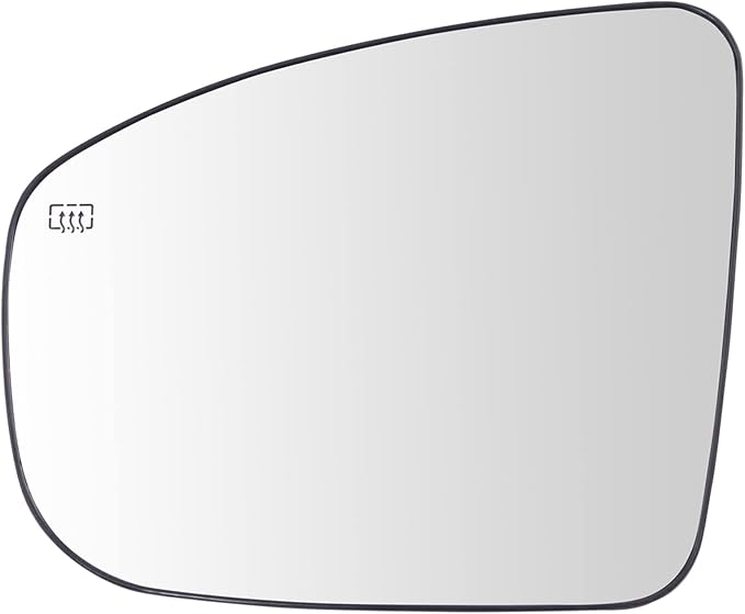 TRQ Driver Side Heated Mirror Glass with Backing Plate fits 2013-2016 Nissan Pathfinder