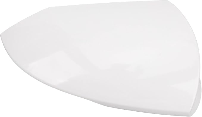 Side Mirror Cover Cap Unpainted White Rearview Wing Mirror Cap Weather Replacement for Hyundai Elantra 2021 to 2023 (Right)