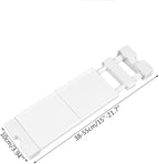 Extendable Narrow Closet Tension Shelf Slim Cupboard Divider Rod Adjustable Cabinet Organization Storage Rack Windowsill Bath