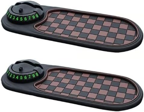 Sakerplus Multifunctional Car Anti-Slip Mat, Rotatable Anti Skid Car Dashboard Pad,Auto Phone Holder-Universal Non-Slip Car M