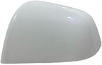 Compatible with Tesla Model Y Side Mirror Cover Replacement 2021 2022 2023 2024, Left Driver Side Rearview Mirror Cover Cap for Model Y Accessories(white)