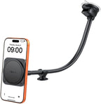 1Zero for Magsafe Car Phone Mount 14-Inch Gooseneck Long Arm Extension, Universal Windshield Dashboard Industrial-Strength Suction Cup Car Phone Holder with Strong Magnets (2026 Upgraded for Magsafe)