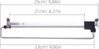 ABOOFAN 3pcs Retractable Wardrobe Clothes Hanger Closet Rod Stainless Steel Sliding Clothes Rack for Pants Scarves Skirts Coa