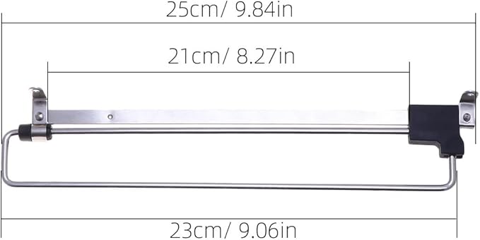 ABOOFAN 3pcs Retractable Wardrobe Clothes Hanger Closet Rod Stainless Steel Sliding Clothes Rack for Pants Scarves Skirts Coa