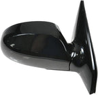 TRQ 2 Piece Driver and Passenger Side Mirror Assembly Set Electric Adjustment Heated No Memory Black Compatible with 2004-200