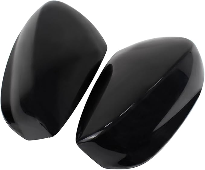 2Pcs Front Driver Side and Passenger Side Rearview Mirror Cover Caps Compatible with Honda Accord 2008 2009 2010 2011 2012 glossy Black