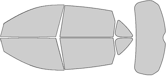 Rvinyl Window Tint Kit Compatible with Acura RDX 2019-2025 - Complete Precut Kit - 50%