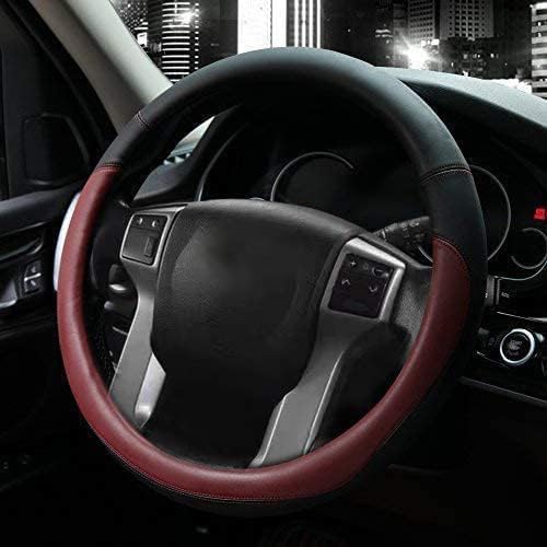 Valleycomfy Microfiber Leather Steering Wheel Cover Large-Size for F150 F250 F350 Ram 4Runner Tacoma Tundra Range Rover Model