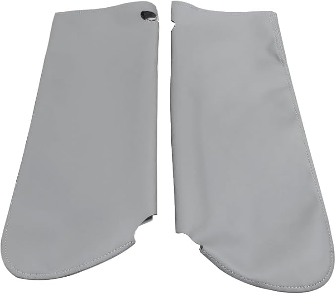 Car Sun Visor Cover Pair Fit for Chevy Tahoe Suburban Yukon 1995-1999, Microfiber Leather, Gray