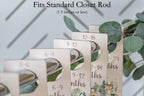 Baby Closet Dividers | Woodland Nursery Decor Closet Dividers for Baby Clothes | Hanging Wooden Baby Clothes Dividers for Clo