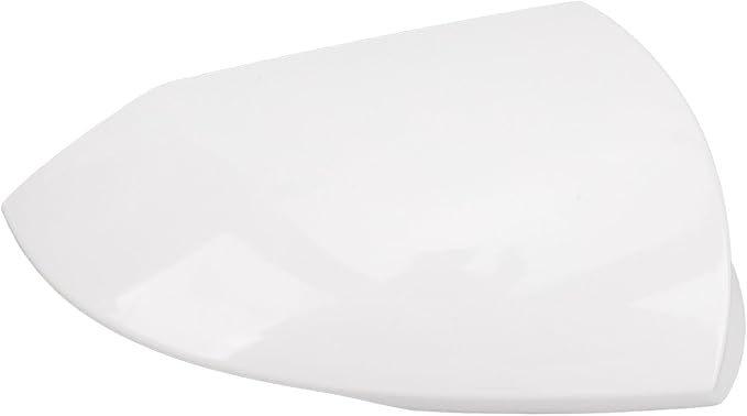 Side Mirror Cover Cap Unpainted White Rearview Wing Mirror Cap Weather Replacement for Hyundai Elantra 2021 to 2023 (Right)