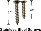 QCAA Solid Brass Extra Heavy Closet Pole Socket Set, 1-1/2 inch, with Stainless Screws, Satin Nickel, 2 Pairs, Made in Taiwan