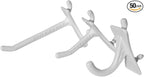 PegPro® J, 1", 2" Hooks Kit for Modern Plastic or Metal Pegboard – Durable Plastic Pegboard Hooks - for Garage, Kitchen, Craf