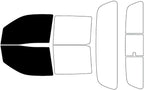Rvinyl Window Tint Kit Compatible with Nissan Frontier 2022-2024 (4 Door Crew Cab) - Front Precut Kit - 5%