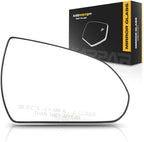 For Hyundai Elantra 2017 2018 Mirror Glass Passenger Side | Non-Heated | Convex Type | w/Backing Plate | Replacement For 87621F3050, 87621F2050