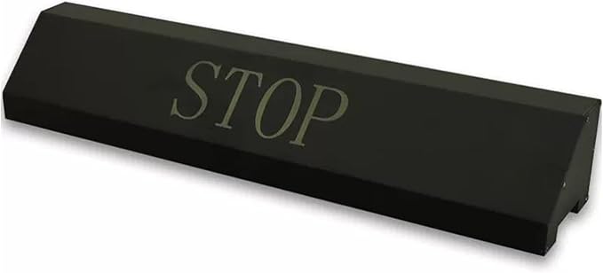 Aluminum Alloy Parking Stopper for Garage, Triangle Garage Parking Assistance, Car Stoppers for Garage, 1 Piece, for Car, SUV(Black,60cmx12cm/23.6inx4.7in)