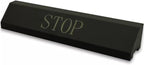 Aluminum Alloy Parking Stopper for Garage, Triangle Garage Parking Assistance, Car Stoppers for Garage, 1 Piece, for Car, SUV(Black,60cmx12cm/23.6inx4.7in)