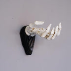 Halloween Skeleton Hand Ring Holder Wall Mounted Key Holder Organizer Multifunctional Wall Hooks for Hanging Keys Jewelry Bra