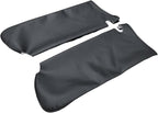 Car Sun Visor Cover Pair Fit for Chevy Tahoe Suburban Yukon 1995-1999, Microfiber Leather, Black