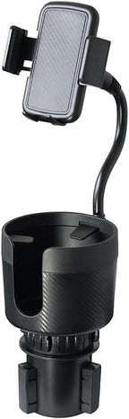 CupCargo Pro – 2-in-1 Car Cup Holder Expander and 360° Phone Mount with Adjustable Base and Flexible Neck, Universal Fit