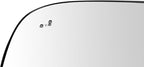 TRQ Left Driver Side Mirror Glass Heated Blind Spot Convex For Factory Equipped Mirrors Compatible with 2020-2022 Kia Telluri