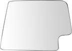 TRQ Right Mirror Glass Compatible with 2020-2023 Chevrolet 2020-2023 GMC