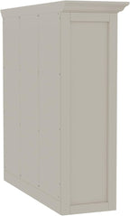 OSCHF Wooden Cube Shelf Bookcase - Modern 3 Tiers Floorstanding Open Bookshelf with Base for Home and Office, 9 Cubes Storage