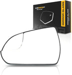 For Hyundai Elantra 2017 2018 Mirror Glass Driver Side | Non-Heated | Flat Type | w/Backing Plate & Blind Spot Glass | Replacement For 87611F3050, 87621F2050