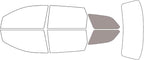 Rvinyl Window Tint Kit Compatible with Dodge Journey 2009-2020 - Cargo Precut Kit - 50%