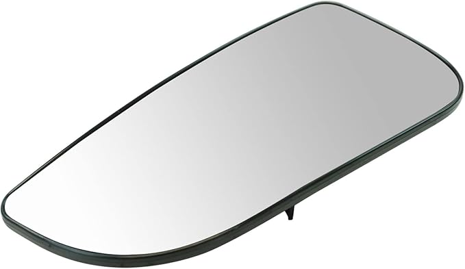 TRQ Driver Side Mirror Glass Heated with Spotter Glass Compatible with 2011-2022 Ram 1500 2011-2018 Ram 2500 3500 4500 5500 2