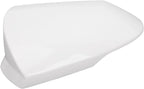 Side Mirror Cover Cap Unpainted White Rearview Wing Mirror Cap Weather Replacement for Hyundai Elantra 2021 to 2023 (Left)
