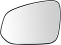TRQ Driver Side Heated Mirror Glass with Backing Plate Compatible with 2013-2015 Toyota RAV4 TO1324126