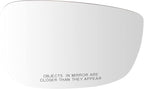 TRQ Passenger Side Mirror Glass Non Heated Convex For Factory Equipped Mirrors Only Compatible with 2017-22 Mazda CX-5 2016-2
