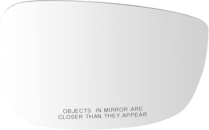 TRQ Passenger Side Mirror Glass Non Heated Convex For Factory Equipped Mirrors Only Compatible with 2017-22 Mazda CX-5 2016-2