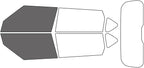 Rvinyl Window Tint Kit Compatible with Kia Soul 2014-2019 - Black 35% - Single Ply No Bubble Film - Do it Yourself Vehicle Front Precut Kit