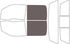 Rvinyl Window Tint Kit Compatible with Ford F-150 2009-2014 4 Door - Black 35% - Single Ply No Bubble Film - Do it Yourself Vehicle Back Precut Kit