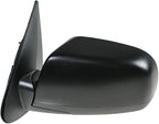 TRQ 2 Piece Driver and Passenger Side Mirror Assembly Set Electric Adjustment Heated No Memory Black Compatible with 2007-201