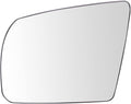 TRQ Driver Side Mirror Glass Non-Heated Compatible with 2008-2017 Toyota Sequoia 2007-2020 Tundra TO1324106