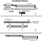 Adjustable Pull-Out Clothes Rail - Extendable Closet Organizer Rack for Coats, Pants & Accessories, Space-Saving Hanger Rod 1