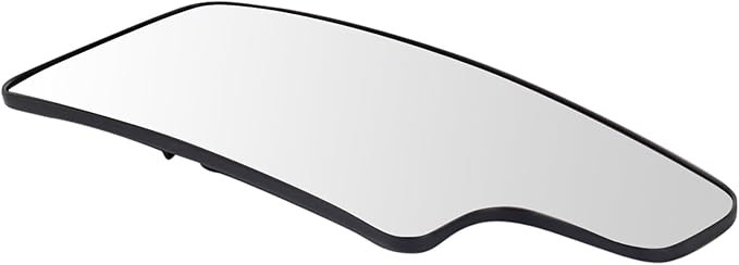 TRQ Lower Mirror Glass LH Driver Compatible with 20-22 GMC Sierra 1500 20-23 Sierra 2500 Sierra 3500 HD 22-23 Chevy Silverado