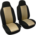 FH Group Car Seat Cover Rear Set Striking Striped Car Seat Covers with Rear Split Bench, Universal Fit Interior Accessories f