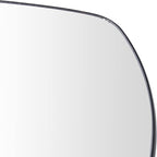 TRQ Passenger Side Mirror Glass Convex with Backing Plate For Factory Equipped & Aftermarket Mirrors Compatible with 2016-18 