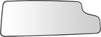 TRQ Passenger Side Lower Mirror Glass Convex Snap On Compatible with 2020-2022 Chevrolet Silverado 1500 2500 HD 3500 HD 2020-